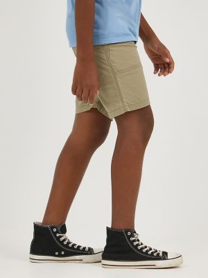 Boy's Crew Utility Short in Military Vintage Khaki alternative view 3