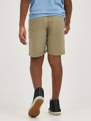 Boy's Crew Utility Short in Military Vintage Khaki alternative view 4
