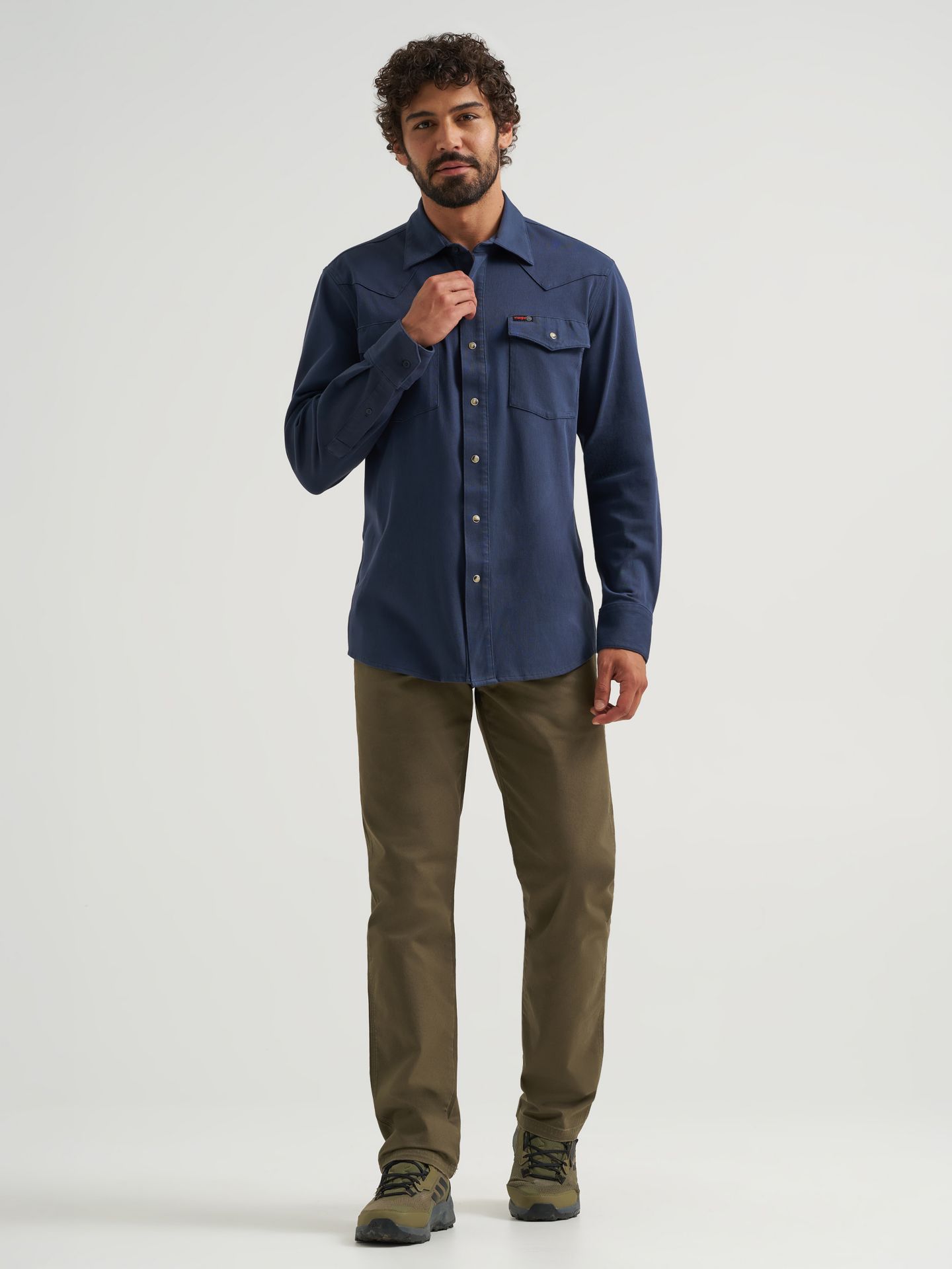 Мужская рубашка Wrangler ATG™ Salida, цвет: Синий — фото 2