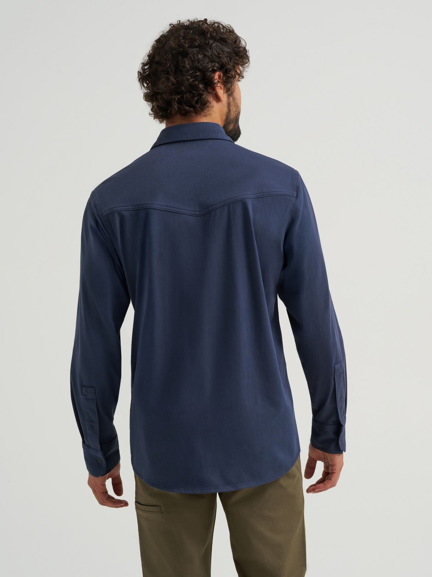 Мужская рубашка Wrangler ATG™ Salida, цвет: Синий — фото 4