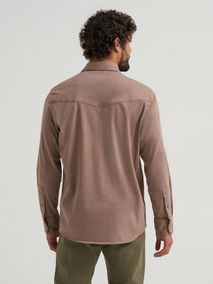 Wrangler ATG&trade; Men's Salida Shirt in Pine Bark