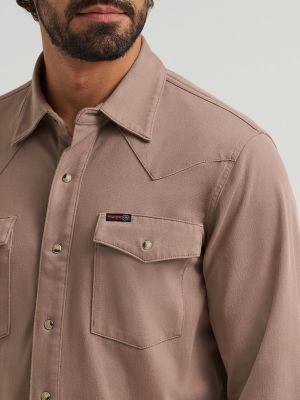 Wrangler ATG&trade; Men's Salida Shirt in Pine Bark