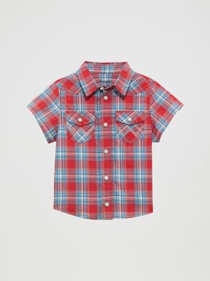 Little Boy's Checotah Long Sleeve Western Snap Shirt