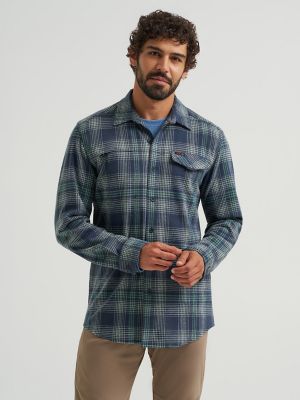 Wrangler ATG™ Men's Campsite Plaid Shirt