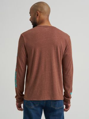 Men's Wrangler Long Sleeve Front Graphic T-Shirt | SHIRTS