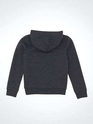Boy's Wrangler Multicolor Logo Pullover Hoodie in Jet Black