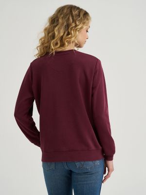 Women's Wrangler Graphic Crew Sweatshirt in Port Royale