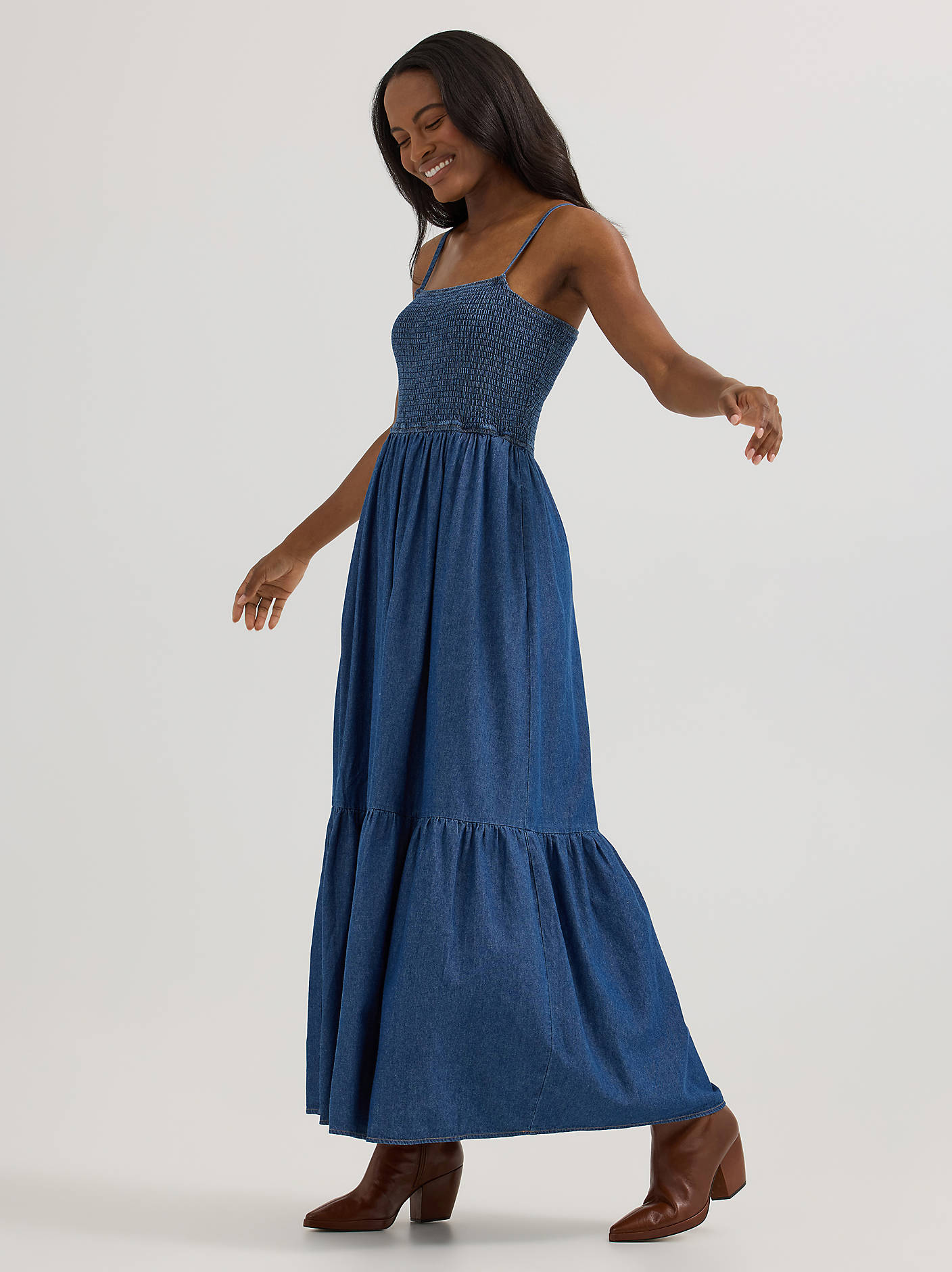 denim evening dress Ball Gown Blue Jean Formal Jacket Jean Prom Dress Allie Denim Maxi Dress Medium Wash Perfect for proms Denim Prom Dresses | La