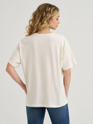 Women's Wrangler Western Graphic Girlfriend Tee in Egret