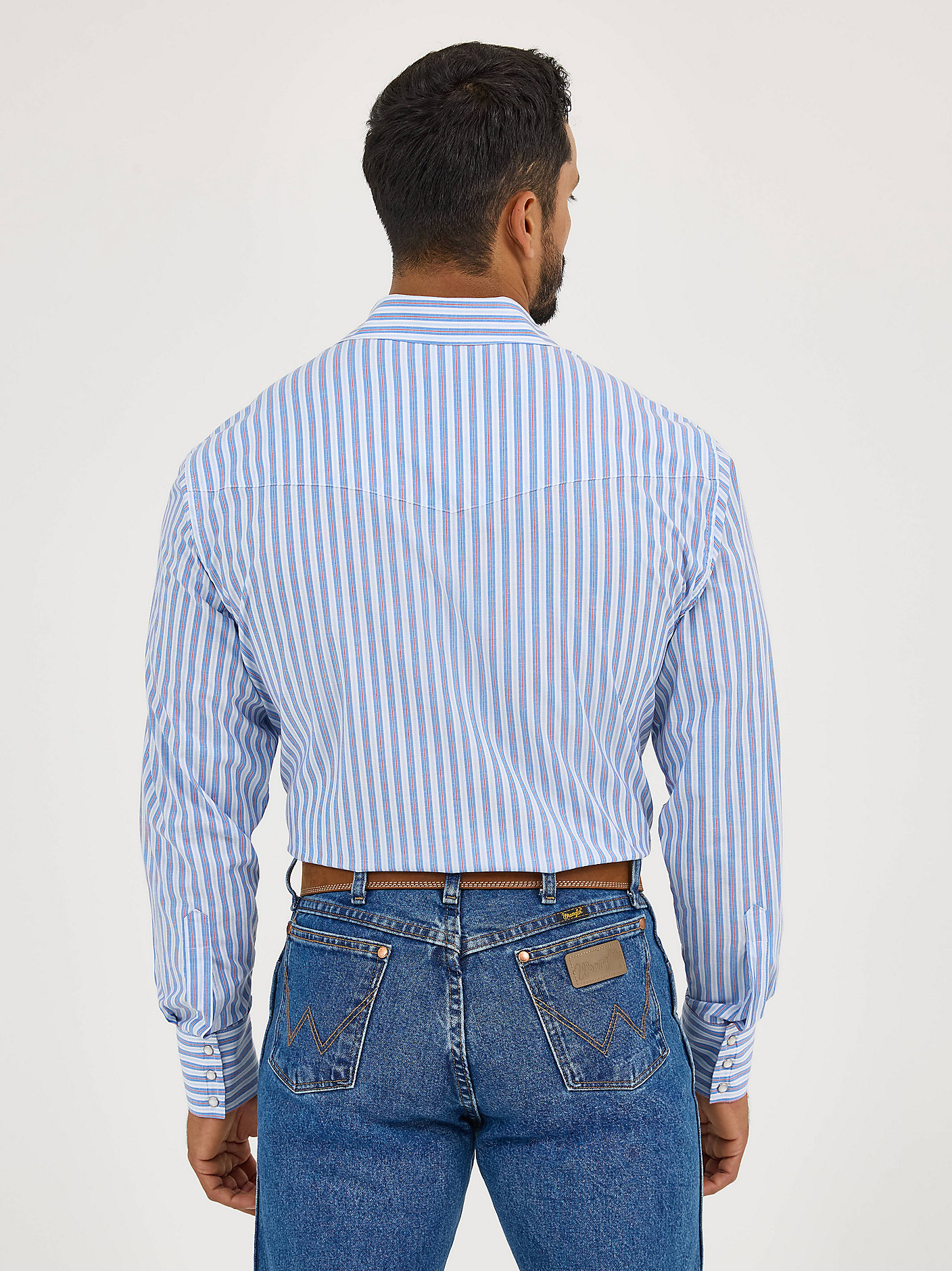 Casual Striped Pocket Without Belt Turn-back Collar Long Sleeve Two Pieces(No Belt) Casual Striped Pocket Without Belt Turn-back Collar Long Sleeve Two Pieces(No Belt)