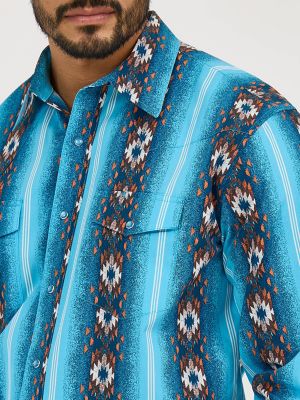 Men's Checotah® Long Sleeve Western Snap Printed Shirt