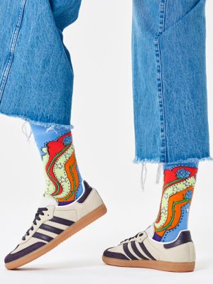 Wrangler® x Happy Socks Rose Sock in Blue alternative view