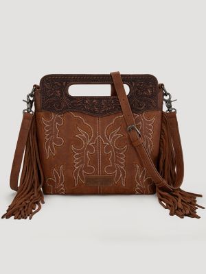 Tooled Fringe Large Bag