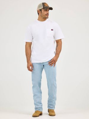 Men's Workwear Pocket T-Shirt in White