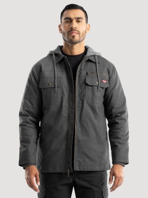 Dickies men's canvas shirt jacket with quilted lining online