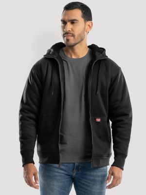 Lined hooded sweatshirt best sale