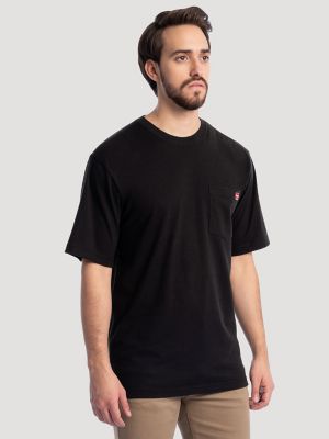 Men's Workwear Pocket T-Shirt in Black