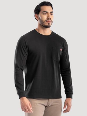 Men's Heavyweight Workwear T-Shirt in Black