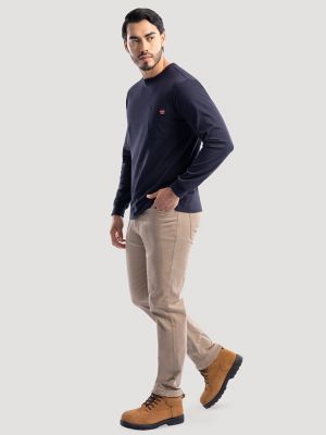 Men's Heavyweight Workwear T-Shirt in Dark Navy