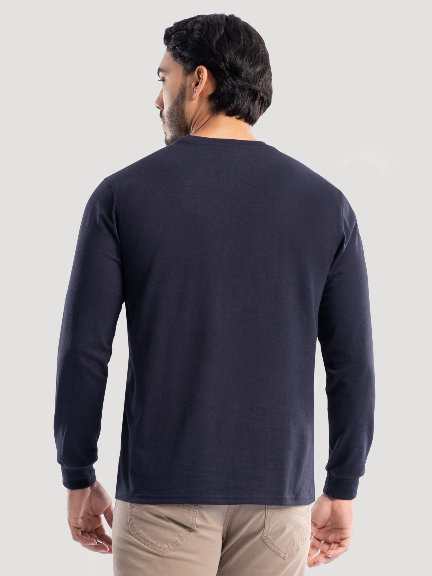 Мужская футболка Wrangler Heavyweight Workwear, цвет: Тёмный тёмно-синий — фото 3