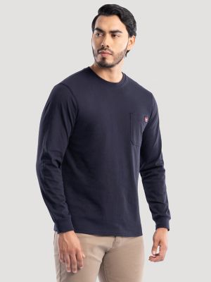 Men's Heavyweight Workwear T-Shirt in Dark Navy