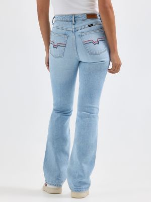 Women's Bold Boot Embroidered Jean in Sungazer alternative view 4