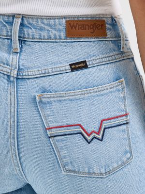 Women's Bold Boot Embroidered Jean in Sungazer alternative view 5