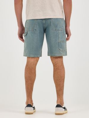 Men's Straight Knee Length Jean Shorts Casual Loose Retro