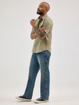 Men's Carpenter Jean in Faded Blue alternative view 4