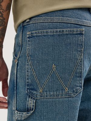 Men's Carpenter Jean in Faded Blue alternative view 5