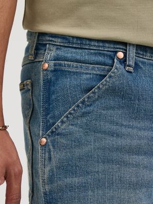 Men's Carpenter Jean in Faded Blue alternative view 6