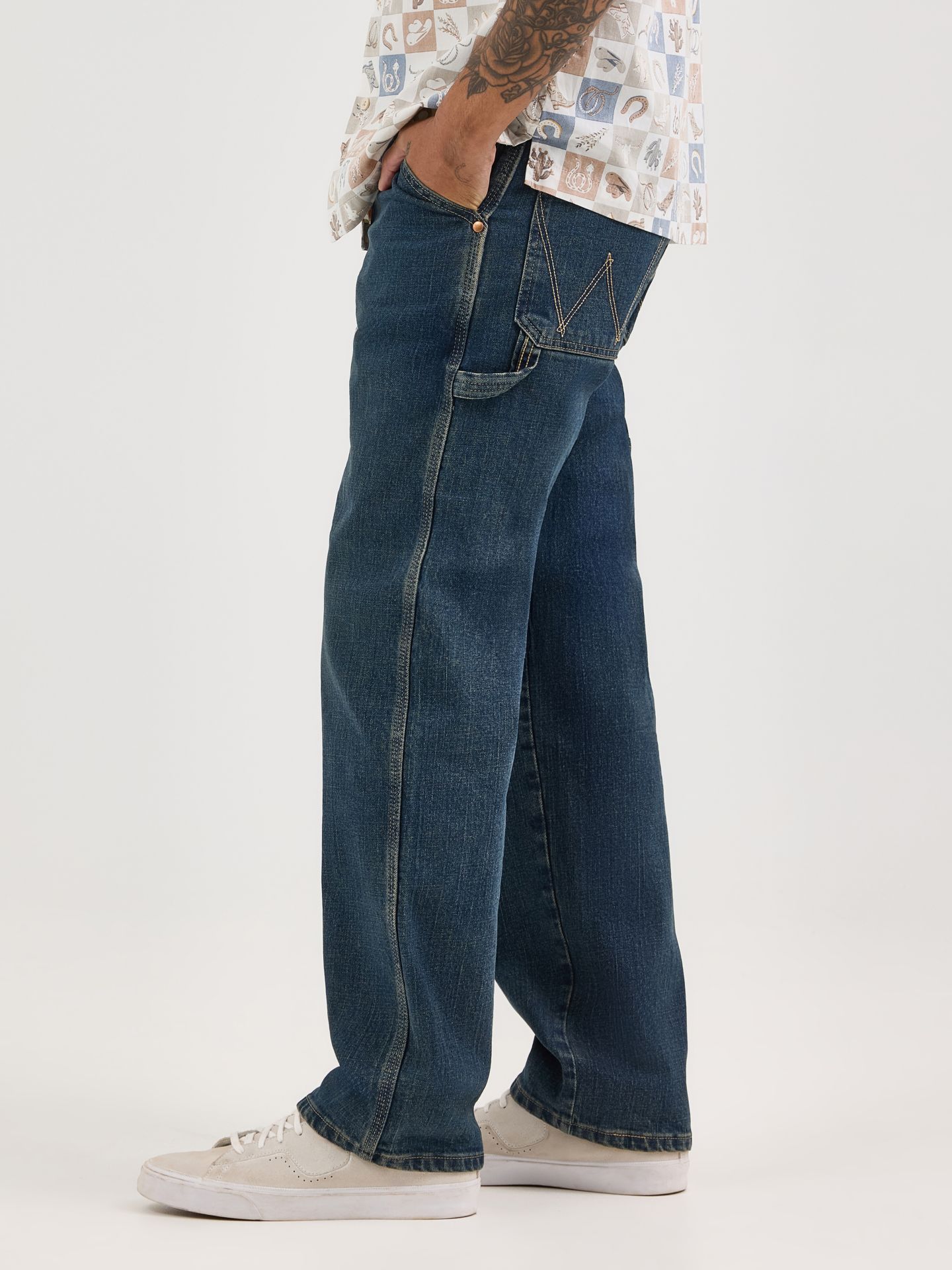 Мужские джинсы Wrangler Carpenter, цвет: Кедровый — фото 6