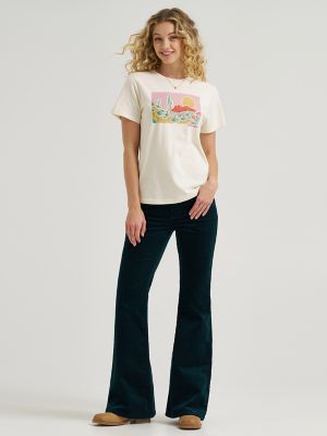 Women's Desert Graphic Tee in Antique White alternative view 2