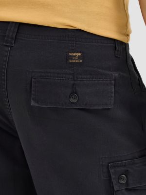 Men's Stretch Ripstop Cargo Short in Caviar alternative view 6