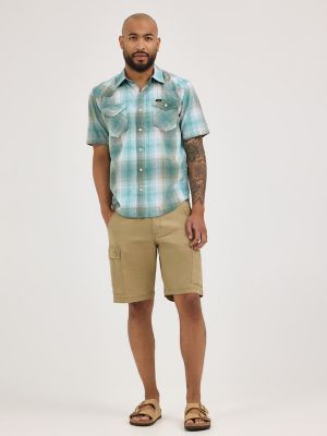 Men's Stretch Ripstop Cargo Short in Elmwood alternative view 3