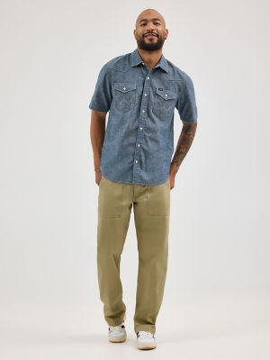 Men's Relaxed Fatigue Pant in Military Vintage Khaki alternative view