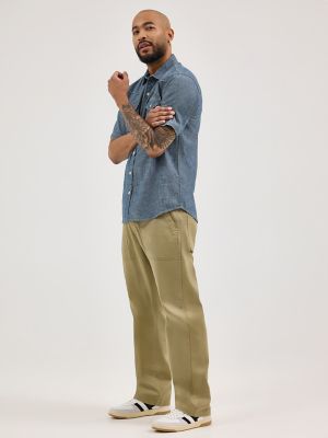 Men's Relaxed Fatigue Pant in Military Vintage Khaki alternative view 5