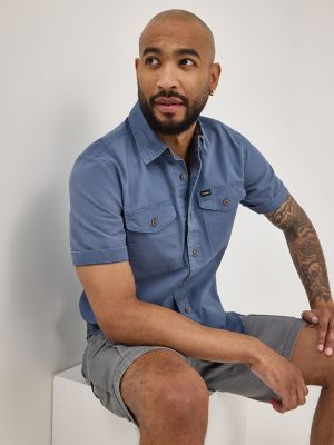 Men's Ripstop Shirt in Vintage Indigo alternative view 2