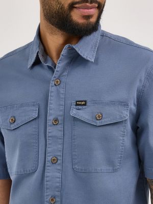 Men's Ripstop Shirt in Vintage Indigo alternative view 4