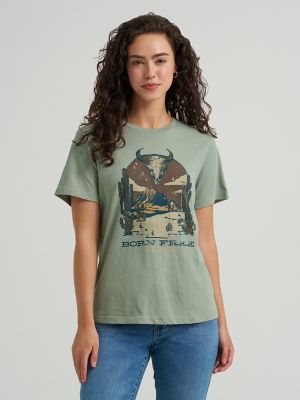 Women's Born Free Graphic Tee