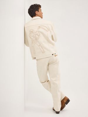 Men's Embroidered Blue Bell Jacket