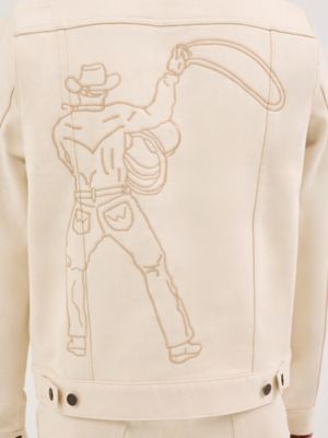 Men's Embroidered Blue Bell Jacket