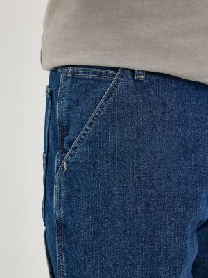 Men's Wrangler® Five Star Premium Carpenter Shorts in Dark Indigo alternative view 7