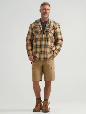 Wrangler® RIGGS Workwear® Long Sleeve Hooded Flannel Work Jacket