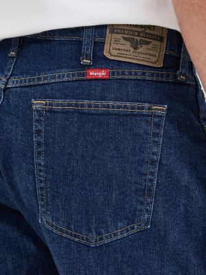 Men's Wrangler® Five Star Premium 5-pocket Relaxed Denim Short in Indigo