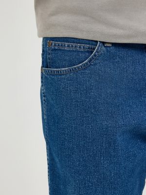 Men's Wrangler&reg; Five Star Premium 5-pocket Relaxed Denim Short in Medium Stone alternative view 6