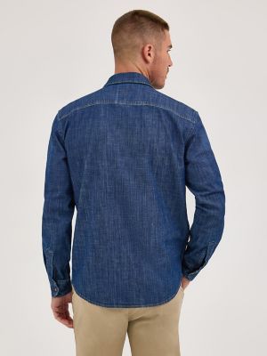 Men's Denim Western Snap Shirt