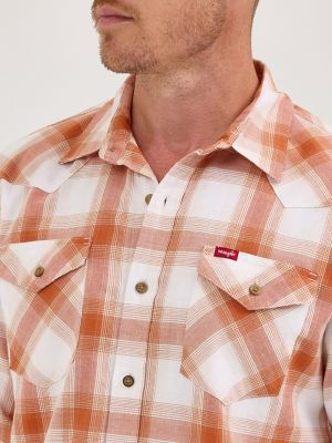 Men's Plaid Broken Twill Shirt