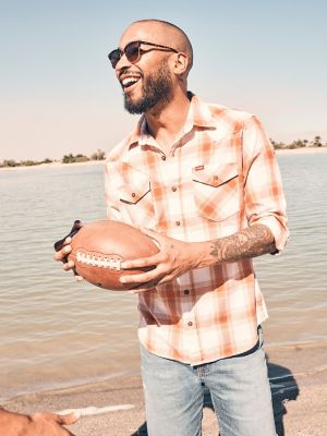 Men's Plaid Broken Twill Shirt