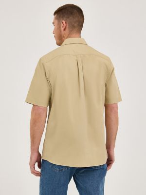 Men's Relaxed Stretch Poplin Shirt in Twill